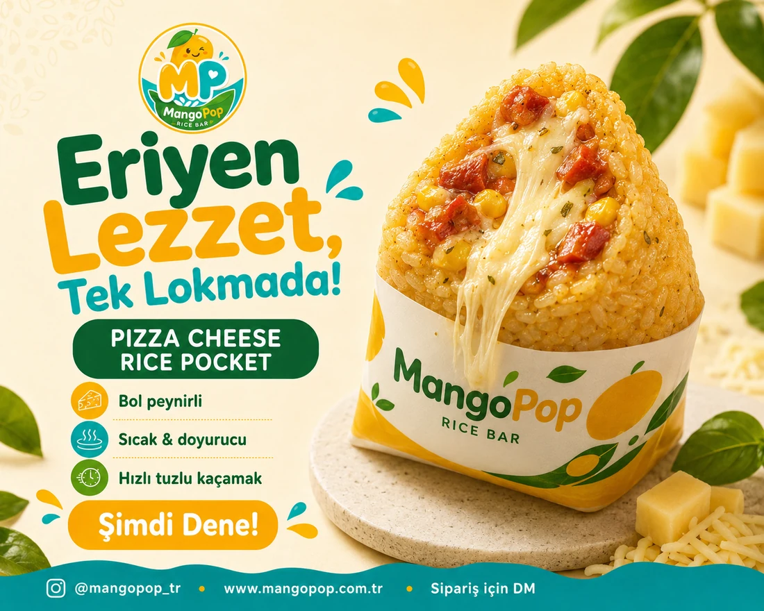 Pizza Cheese Rice Pocket
