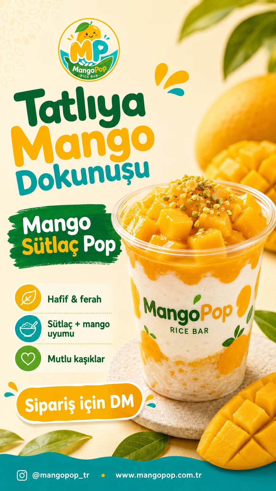 MangoPop sosyal medya postu 2